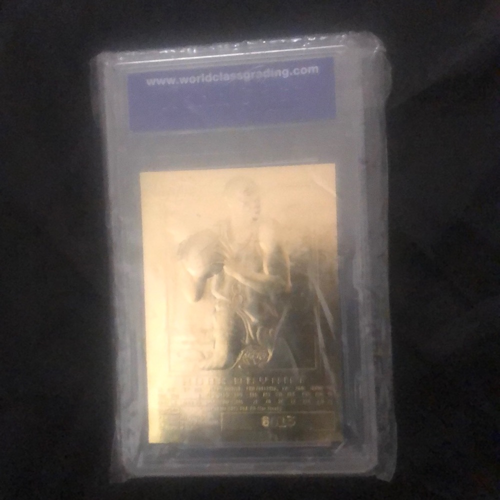 96-97 Kobe Bryant 23K rookie signature gold Card
